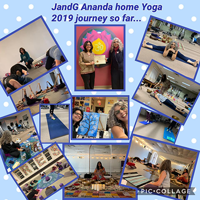 JandG Ananda Home Yoga 
2019 Journey so far